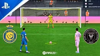 AL NASSR VS INTER MIAMI ! FIFA 23 ! PENALTY SHOOTOUT ! RONALDO VS MESSI
