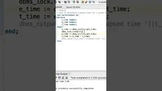 #oracle Oracle - how to determine elapsed time #shorts #shortsvideo #trending