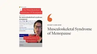 Musculoskeletal Syndrome of Menopause