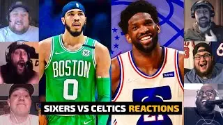 SIXERS VS CELTICS LIVESTREAM REACTIONS | PHILADELPHIA 76ERS VS BOSTON CELTICS | NBA LIVE REACTIONS