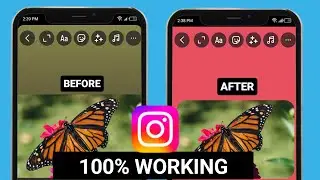 How to change the Background Color of an Instagram Story 2024 (NEW UPDATE)