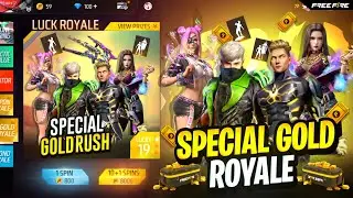 GOLD RUSH ROYAL EVENT FREE FIRE | 3 IN 1 SPECIAL GOLD ROYAL RETURN | UPCOMING EVENT IN FREE FIRE |