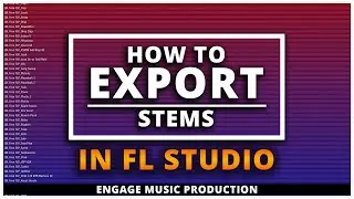 How To Export Stems in FL Studio Hindi