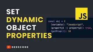 How to Set Dynamic Object Properties using Computed Property Names