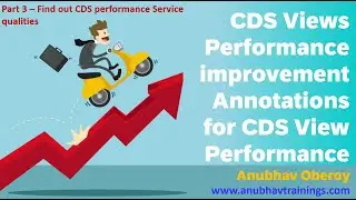 Part 3 CDS View Performance | Find Custom CDS views with missing Service qualities