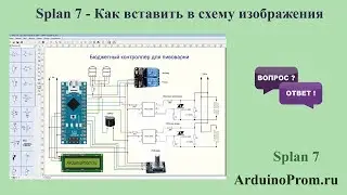 Splan 7 - Как вставить в схему изображения