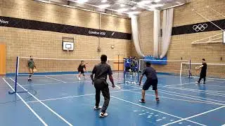 Badminton 4.10.20: Hilton & Ken, Bobby & Daurma v Hari & Saji (2 in 1)