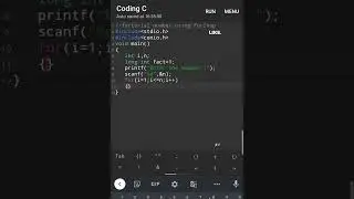 #51 Program to find Factorial of a Number in C | 