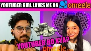 When I Meet A Youtuber Girl On Omegle 😍 #omegle #viral @Jayagharami_ @adarshuc