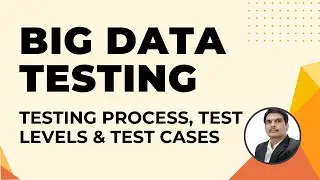 Big Data Testing Test Process,Test Levels & Test Cases