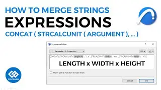 How to Create Expression Based Properties in Archicad - Merge Strings (CONCAT)