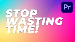 STOP WASTING TIME SYNCHING AUDIO (PREMIERE PRO TUTORIAL)