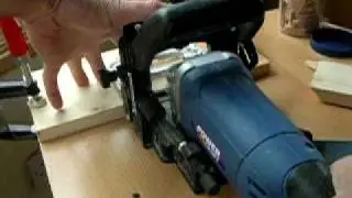 Biscuit jointer use