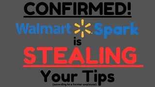 Walmart Spark IS STEALING TIPS! - Driver Support Agent Spills EVERYTHING