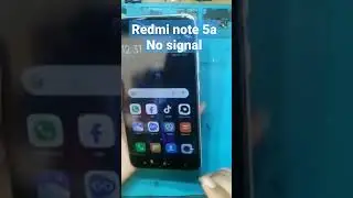 mobile repair redmi note 5a no signal