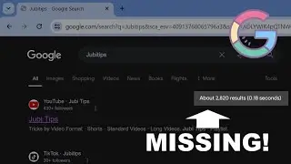 How to show the number of results for a Google search 2024?