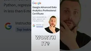 Is The New Google Advanced Data Analytics Professional Certificate WORTH IT? 📊💡