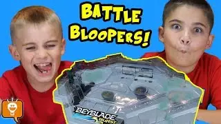 BeyBlades Bloopers with HobbyKarate Mommy and HobbyKids