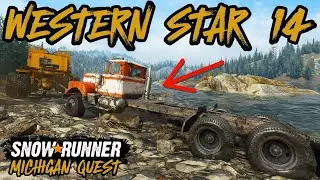 How to do 'Fixer Upper' & get the WHITE WESTERN STAR | SnowRunner Michigan Walkthrough