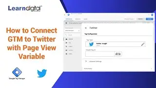 How to Connect GTM to twitter with page view Variable | Connecting GTM to twitter | 2021