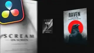 AMAZING 3D Poster Animation in DaVinci Resolve