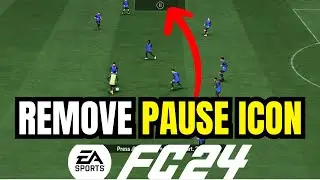 How to Remove Pause Icon in Match in FC 24 - EA Sports FC 24 #fc24