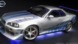 Paul Walkers Nissan Skyline R34 GT-R Now in Fortnite