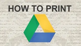 How to print from Google Drive