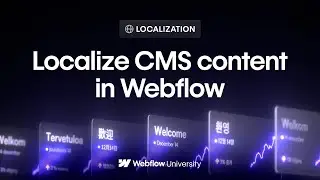 Localize CMS content in the Webflow Designer
