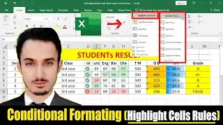 Conditional Formatting in Excel | Highlight Cells Rules in Excel 🔥