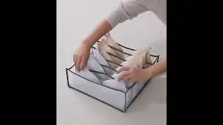 Складной органайзер для хранения белья, носков, галстуков, ремней ,мелких вещей на 11 ячеек