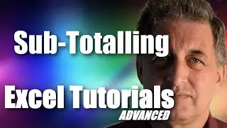 #26 Excel 365 Tutorial Advanced - Sub totalling