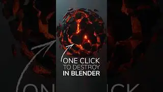 Quickly destroy any object in BLENDER just using this free add-on 