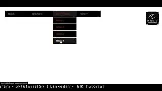 How To Create Rotated Navigation-bar Menu using CSS, HTML By #BKTutorial // Navbar
