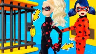 ЛЕДИ БАГ ловит АНТИБАГ! Веселые игры в куклы для девочек
