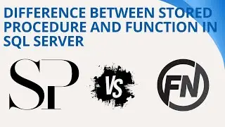 80 Difference between stored procedure and function in sql server