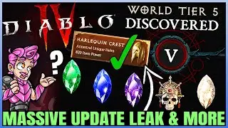 Diablo 4 - WARNING: BIG Legendary Nerf, Expansion Leak World Tier V, Rarest Item Found & New Patch!