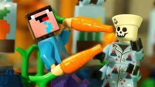 LEGO Minecraft vs LEGO Ninjago - Stop Motion Animation