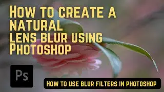 Create natural-looking Lens Blur using filters in Photoshop