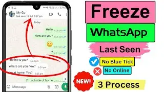 How to Freeze Whatsapp Last Seen 2024 (3 Easy Process)