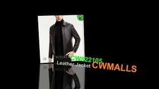 CWMALLS® Custom Space Lambskin Leather Jacket CW822105