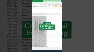 Auto Highlight Rows in Excel‼️ #excel