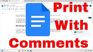 How to Print a Google Doc With Comments [Guide]