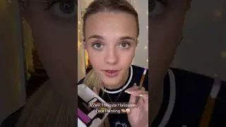 ASMR 1 Minute Halloween Face Painting Roleplay 🎨🤡 