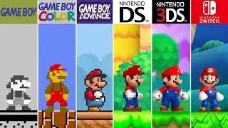 MARIO BROS | Nintendo SWITCH vs 3DS vs DS vs GBA - Comparación Gráficos de las Portátiles (4k 60fps)