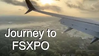 Early morning flight to Flight Sim EXPO 2023