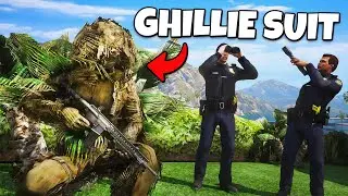 Robbing Banks with Ghillie Suit in GTA 5 RP..