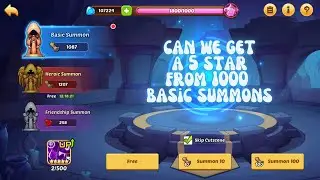 What can we get from 1000 basic summons Idle Heroes