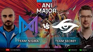 🔴Team Secret vs Team Nigma | WePlay AniMajor [RU] cast Tekcac