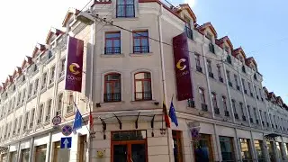 Vilnius. Отель Конти, CONTI Hotel. Путь в Старый город, Вильнюс, Old Town, от аэропорта до отеля